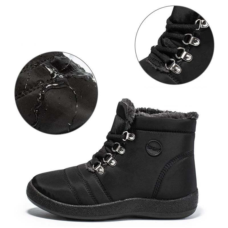 Winter Snow Boots Plush Women Orthopedic Shoes