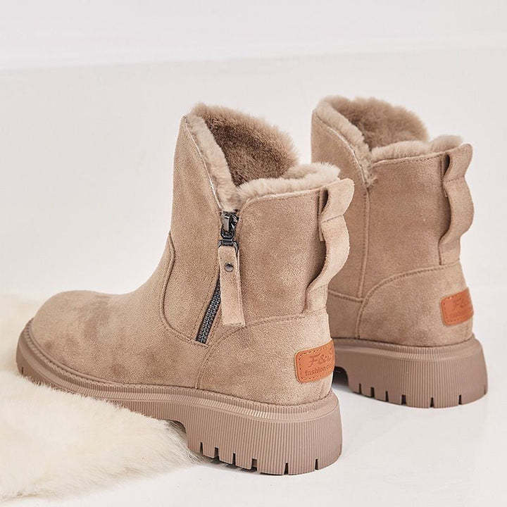 Ladies Boots Warm and Soft with Zipper