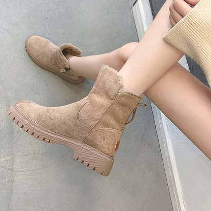 Ladies Boots Warm and Soft with Zipper