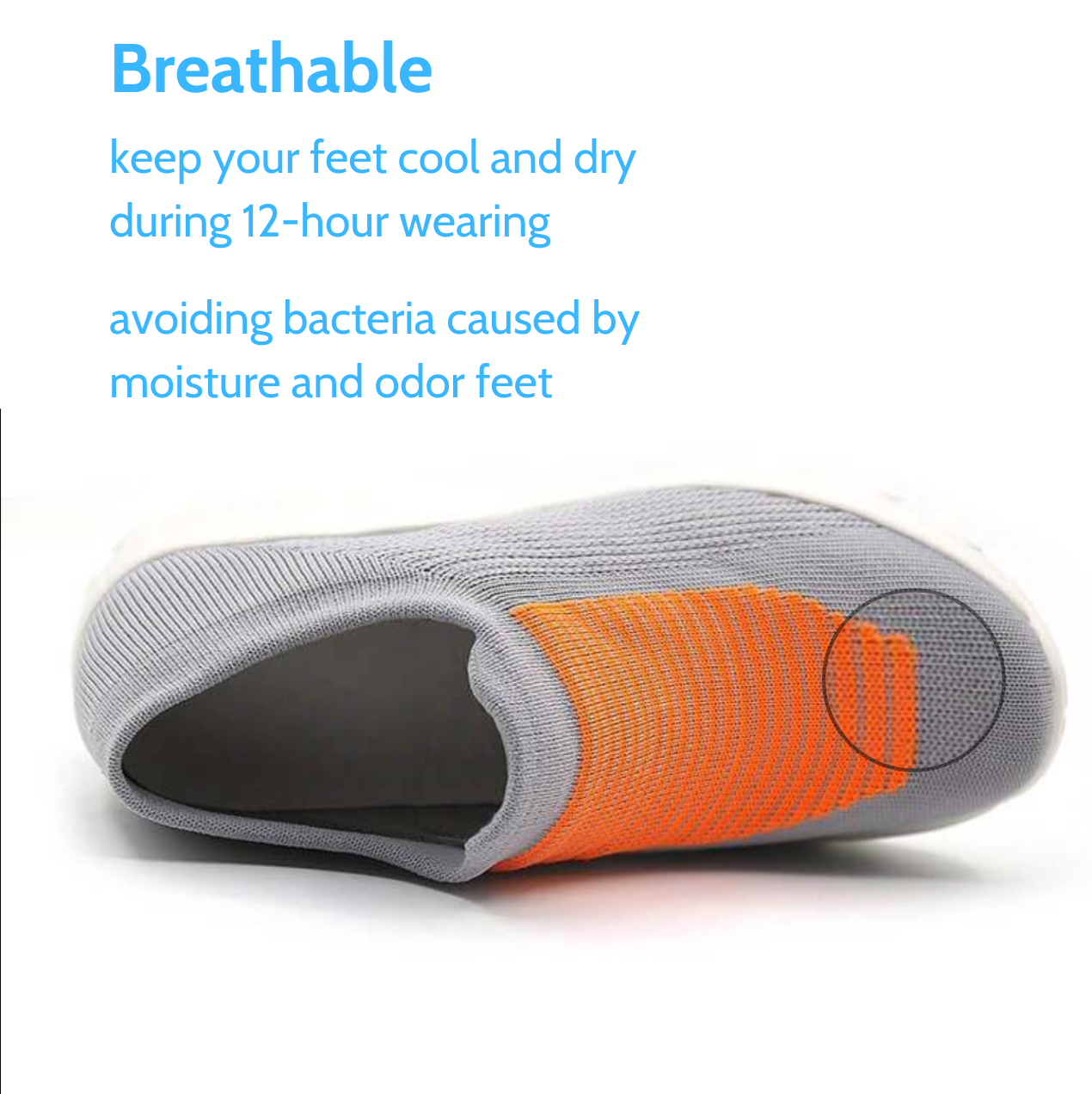 Women Orthopedic Shoes Arch Support Breathable Elastic Shoes