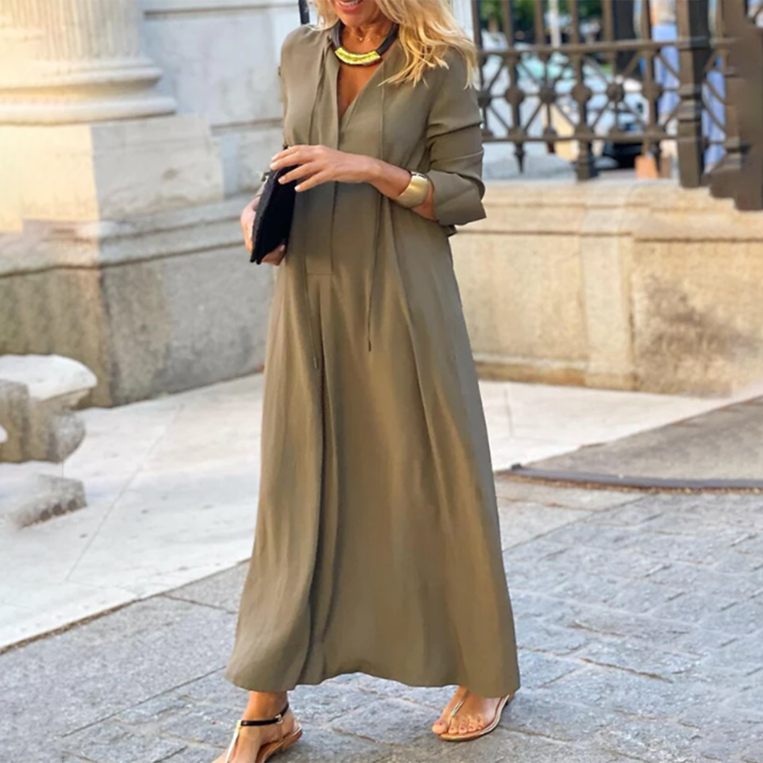 Relaxed and Cozy Maxi Dress