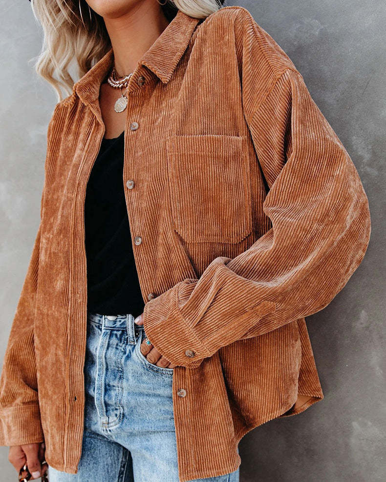 Vintage Corduroy Shirt for Women