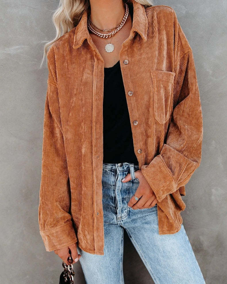 Vintage Corduroy Shirt for Women