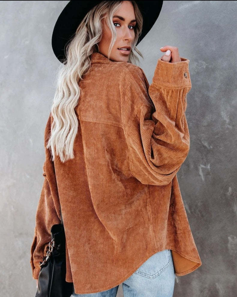 Vintage Corduroy Shirt for Women