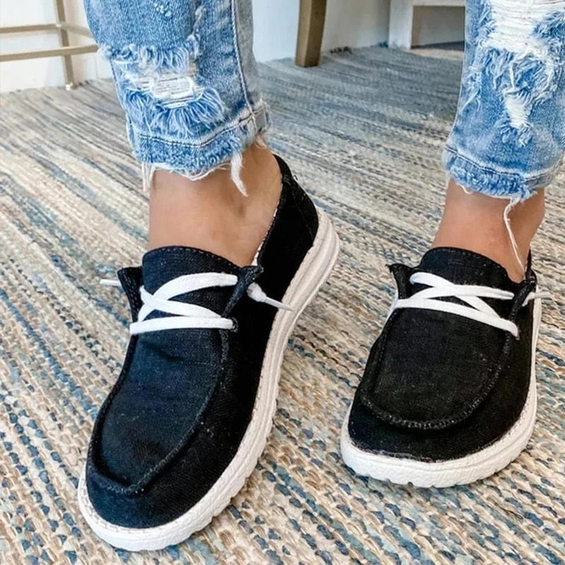Canvas Women's Wide Width Shoes