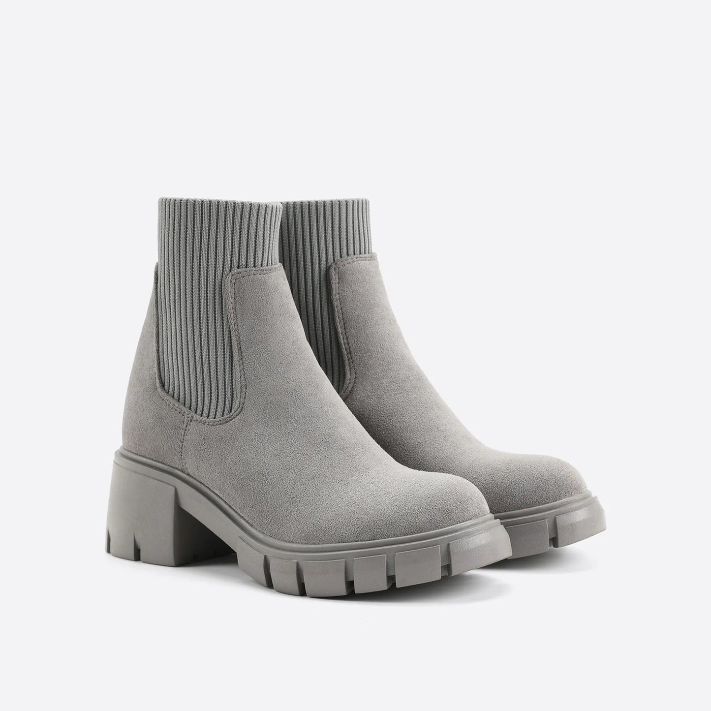 British-style block Martin boots