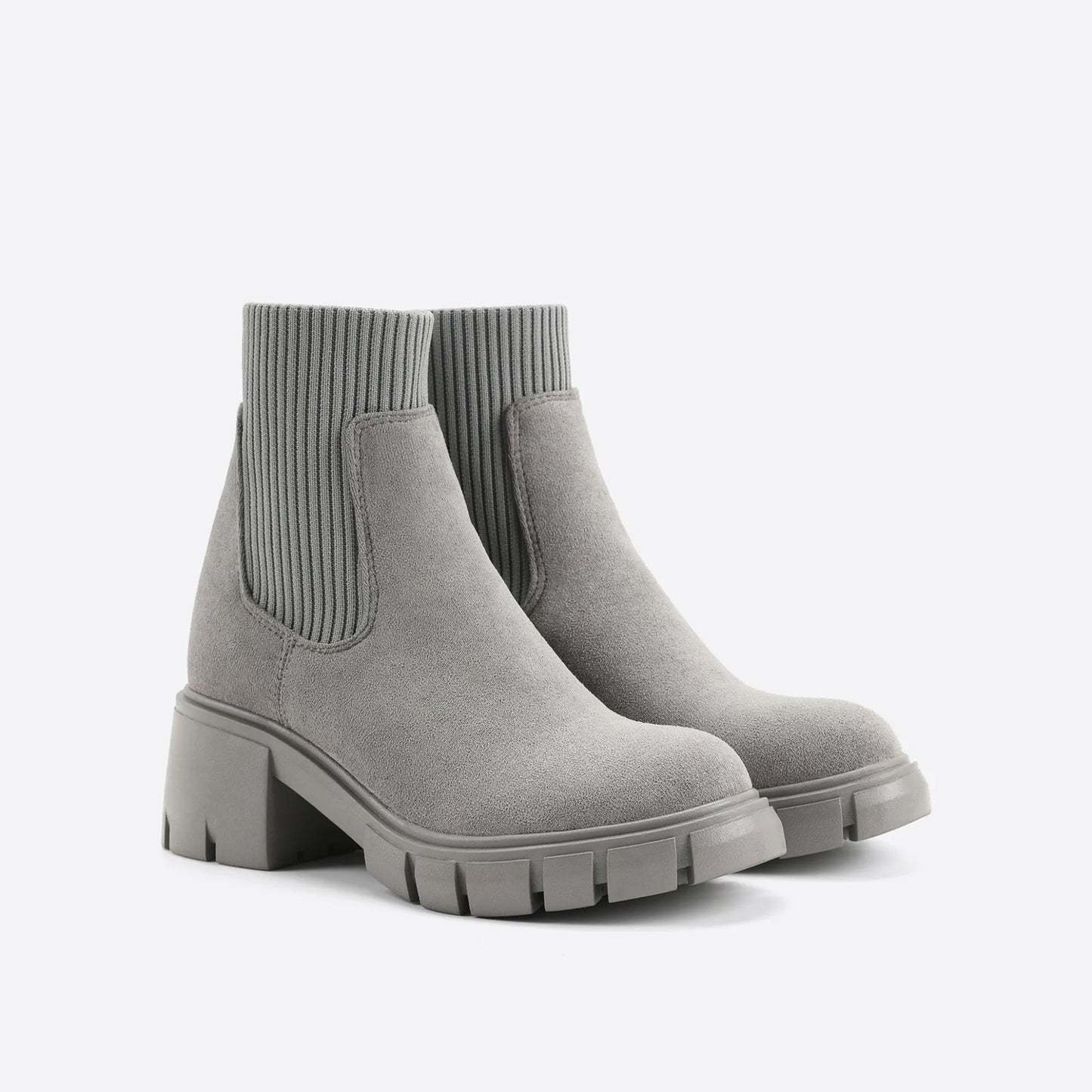 British-style block Martin boots
