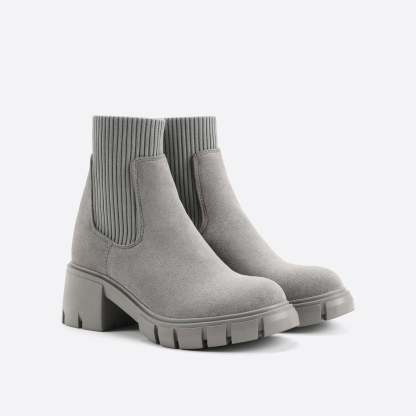 British-style block Martin boots