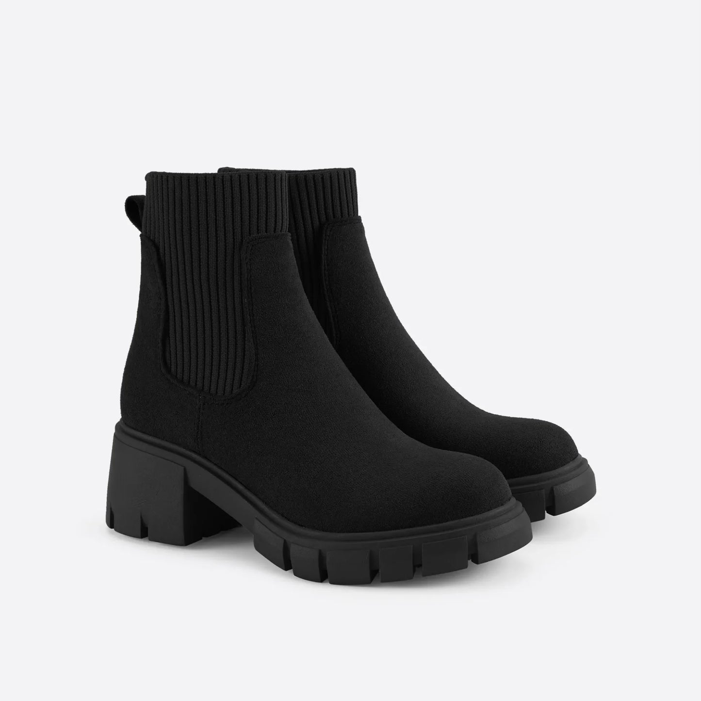British-style block Martin boots