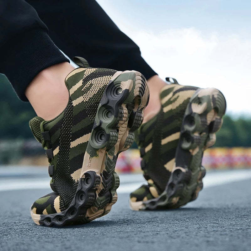 Women Orthopedic Shoes Mesh Camouflage Outdoor Sneakers