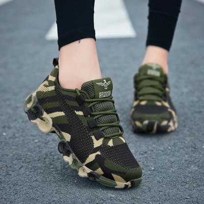 Women Orthopedic Shoes Mesh Camouflage Outdoor Sneakers