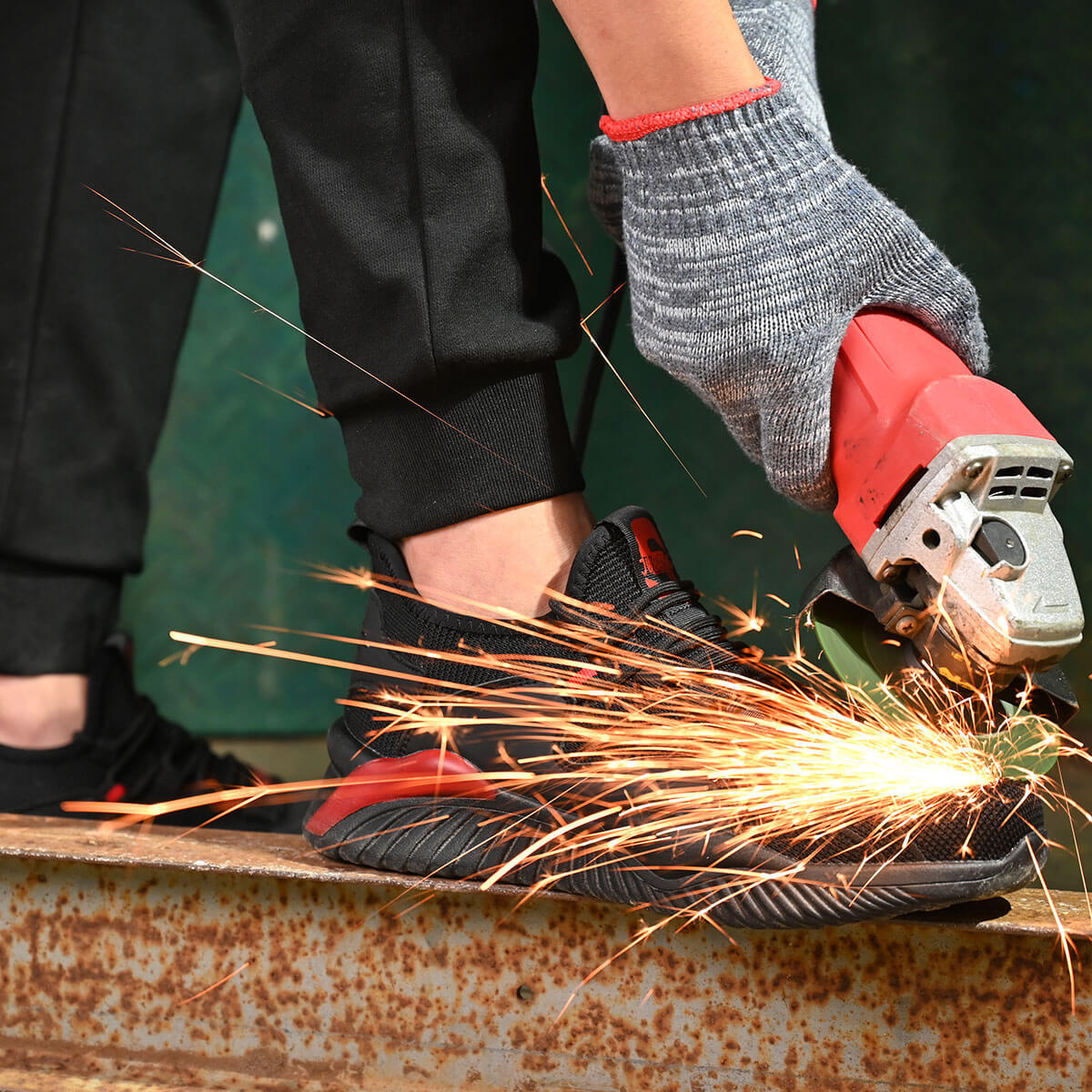 Lightweight Steel Toe Shoes Puncture Resistance