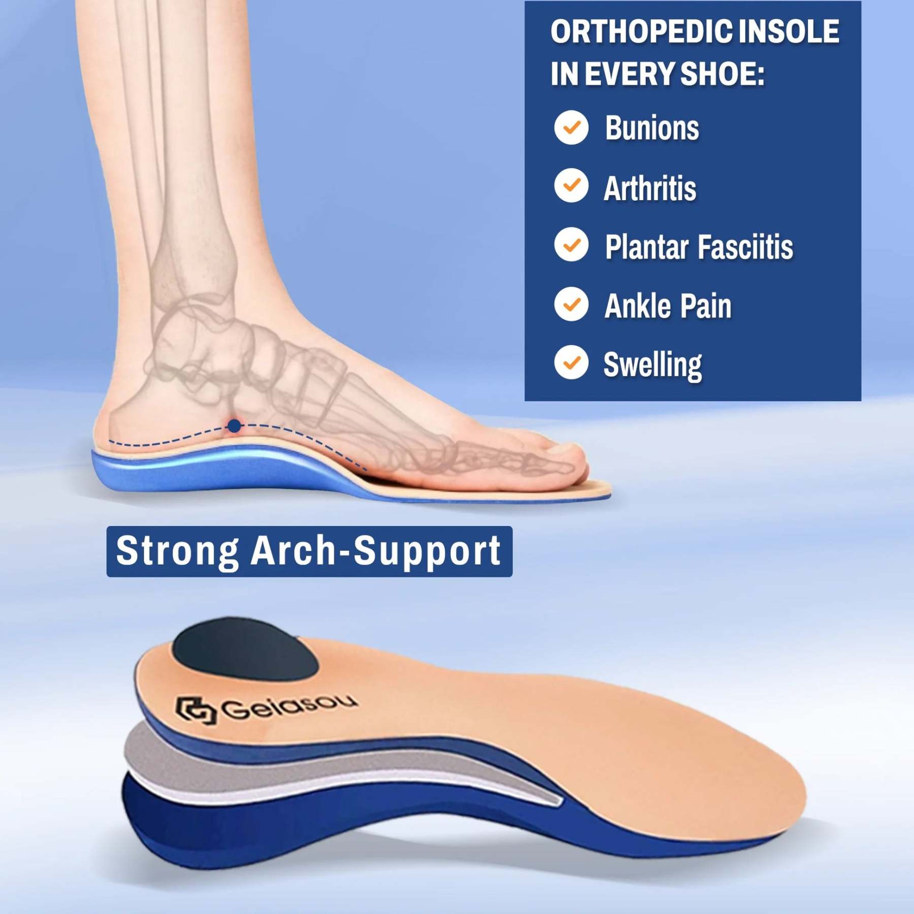 Men Orthopedic Shoes Comfortable Casual Vulcanized Gym Shoes