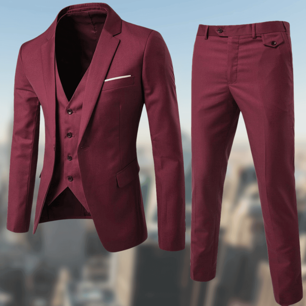 Luxurious 3-Piece Men's Suit