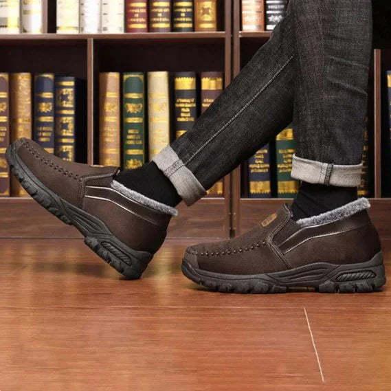 Men's Loafers with Fur Lining for Warm Feet