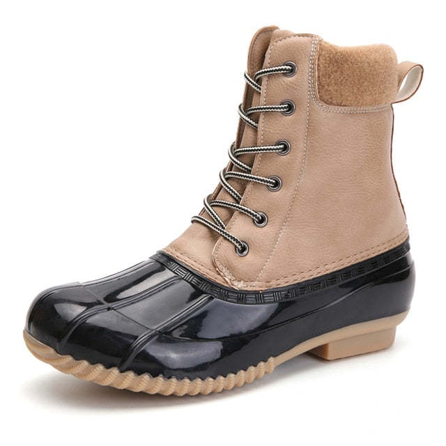 Women Orthopedic Shoes Mid-calf Waterproof Snow Boots