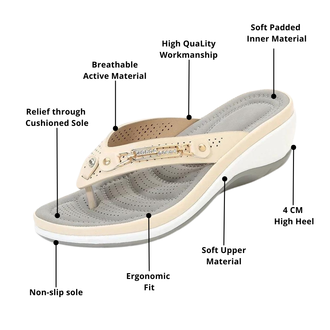 Padded, Orthopaedic Flip Flops