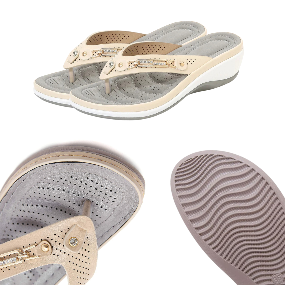 Padded, Orthopaedic Flip Flops