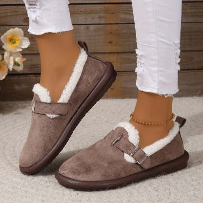 Fur-lined Slippers 