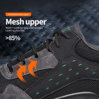 Orthopedic Shoes For Men Anti-smashing Safety Sneakers Steel Head Trendy