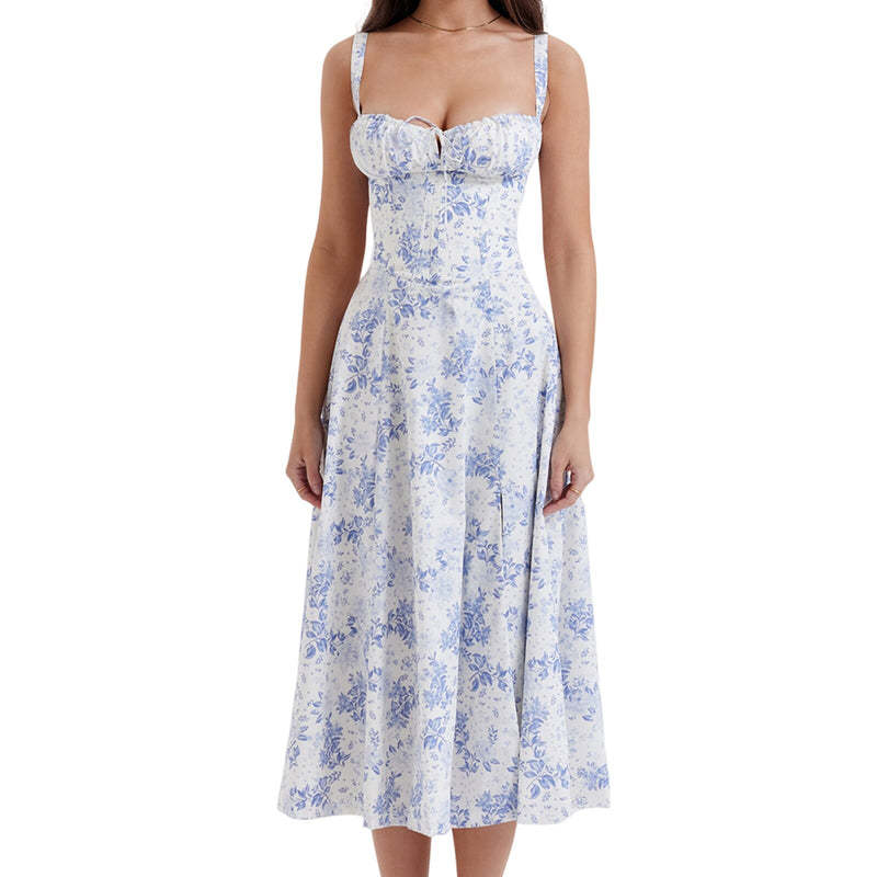 Floral Bustier Shape Dress