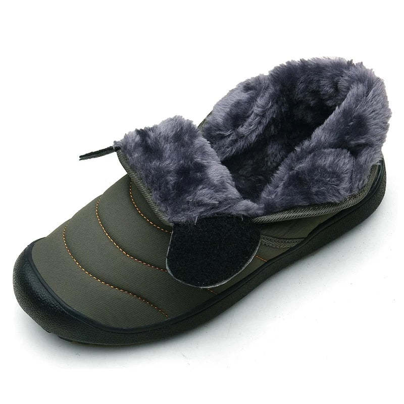 Ankle Boots For Men Plush Casual Winter Orthopedic Shoes