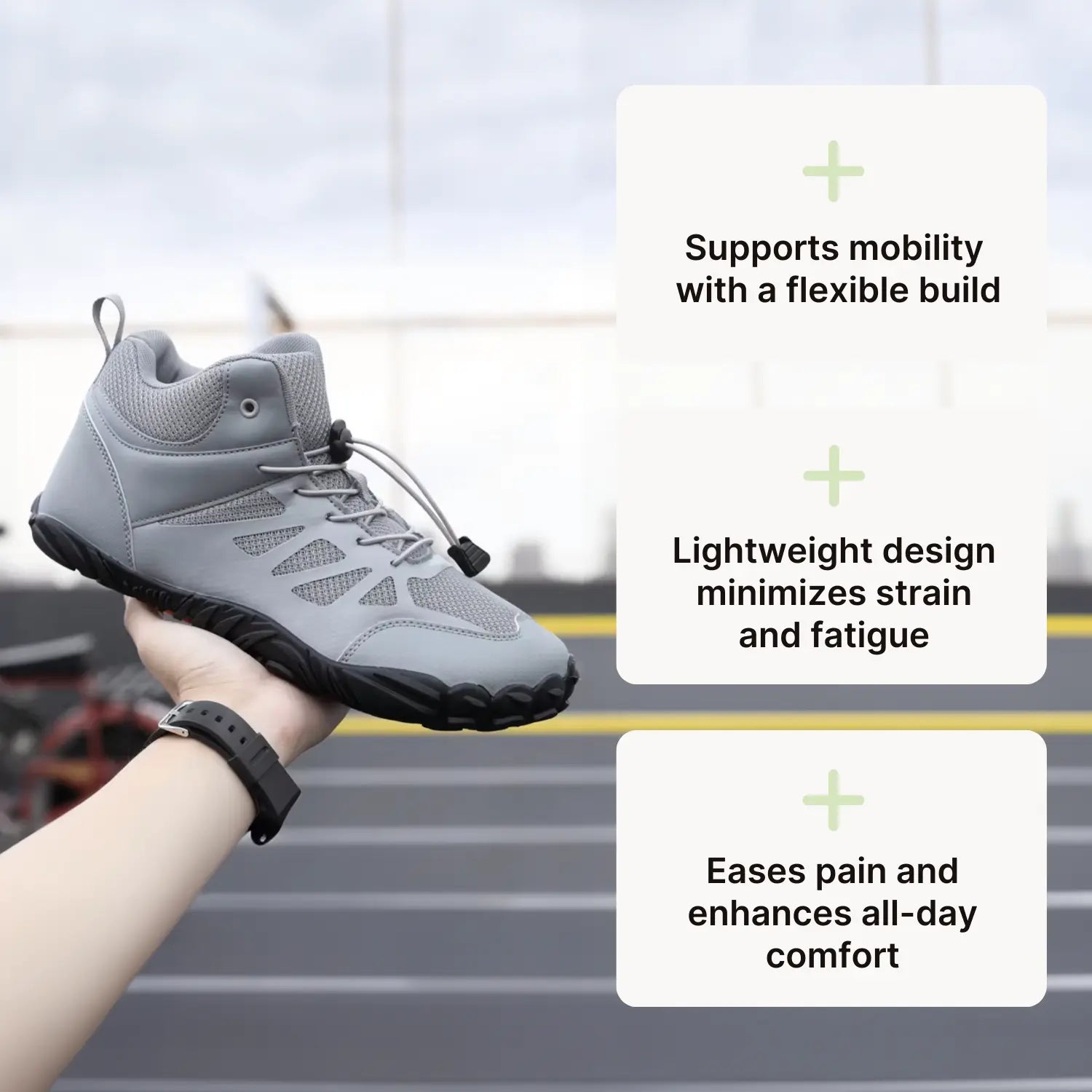 Warm and water-repellent barefoot shoes