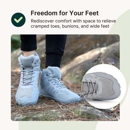  Warm and water-repellent barefoot shoes