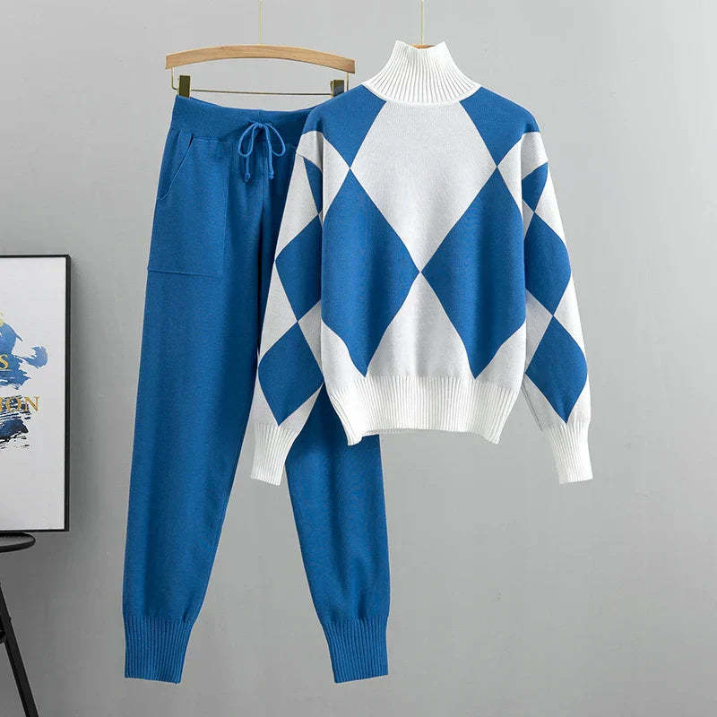 2-Piece Sweater Pants Set for Women
