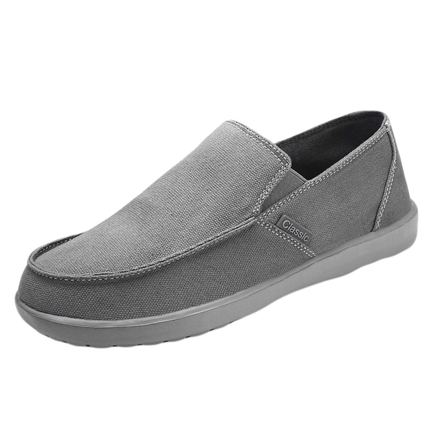 Men's Classic Loafers Summer Canvas Casual Shoes Slip On Walking Flat Shoes Comfortable Boat Shoes Male Driving Flats