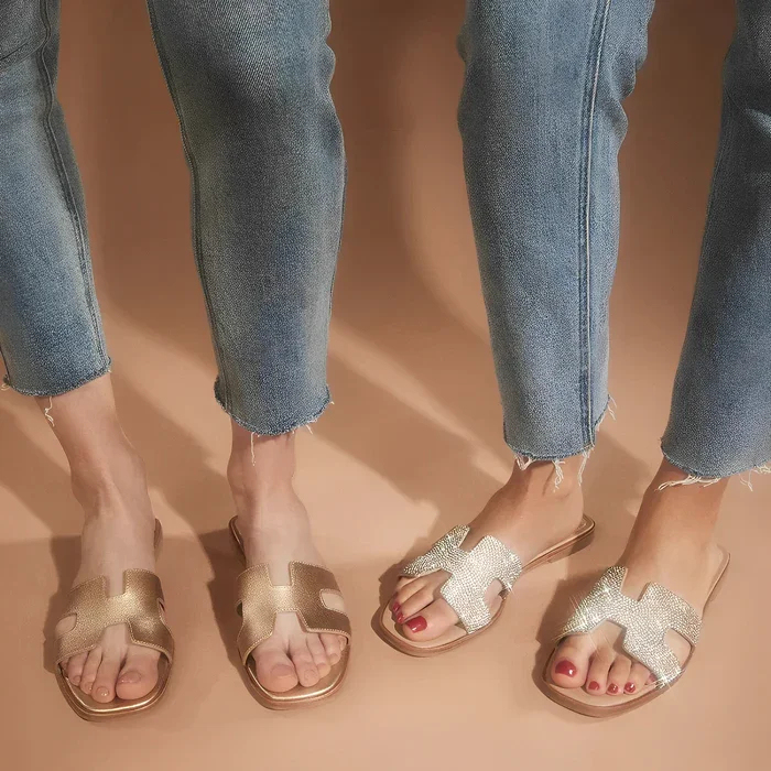 H-Band Slide Sandals