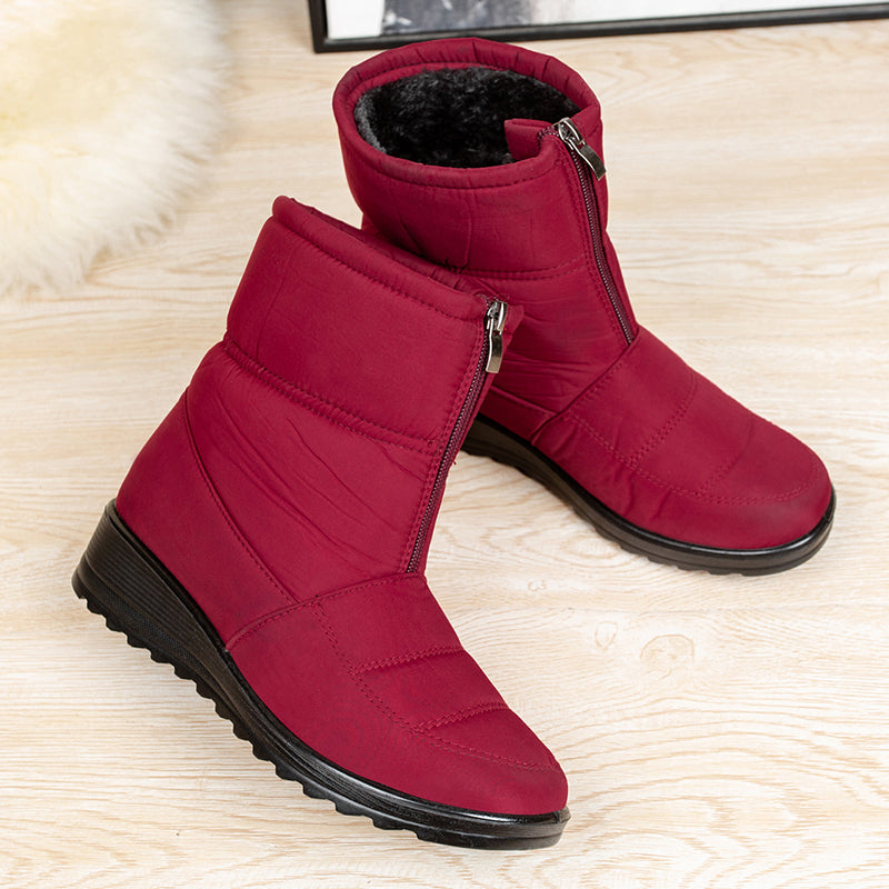 Women Orthopedic Boots Plush Ankle Booties