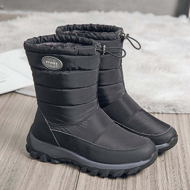 Women Waterproof Snow Boots Warm Orthopedic Shoes