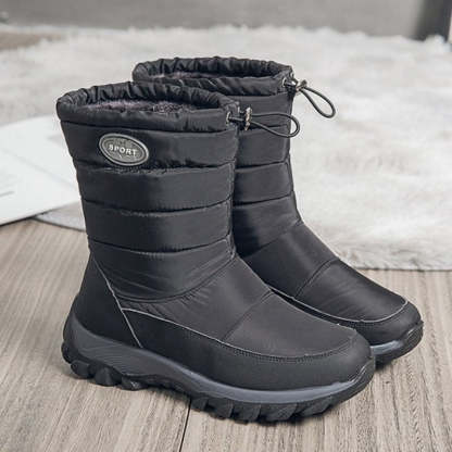 Women Waterproof Snow Boots Warm Orthopedic Shoes