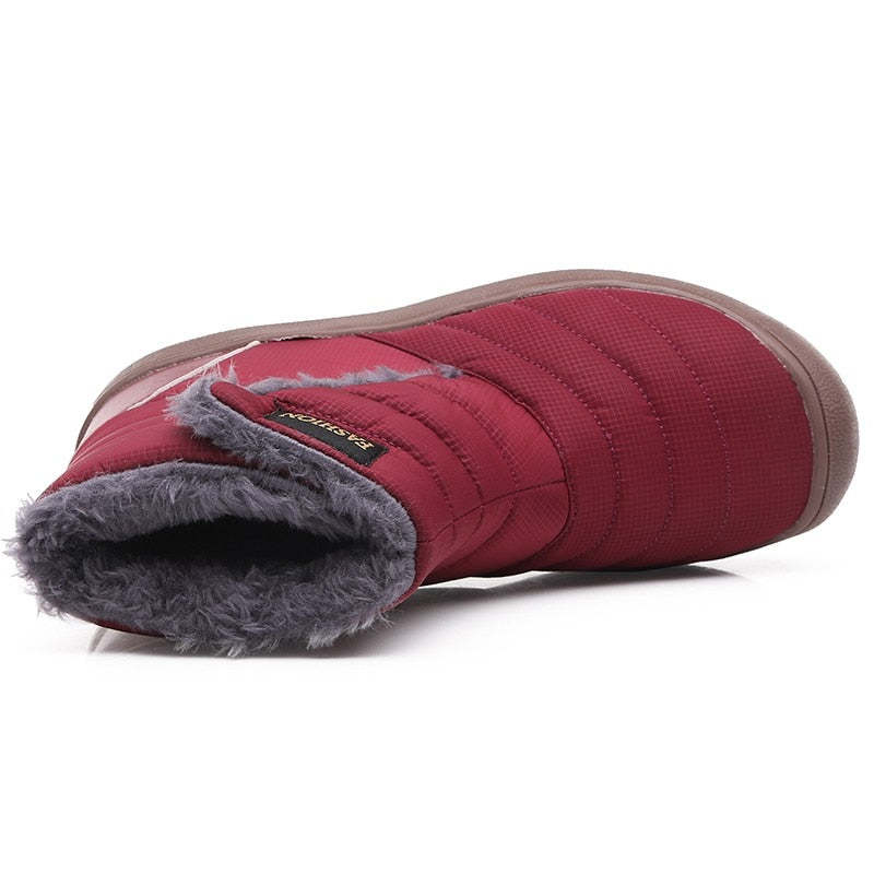 Snow Boots Waterproof Plush Orthopedic Winter Shoes