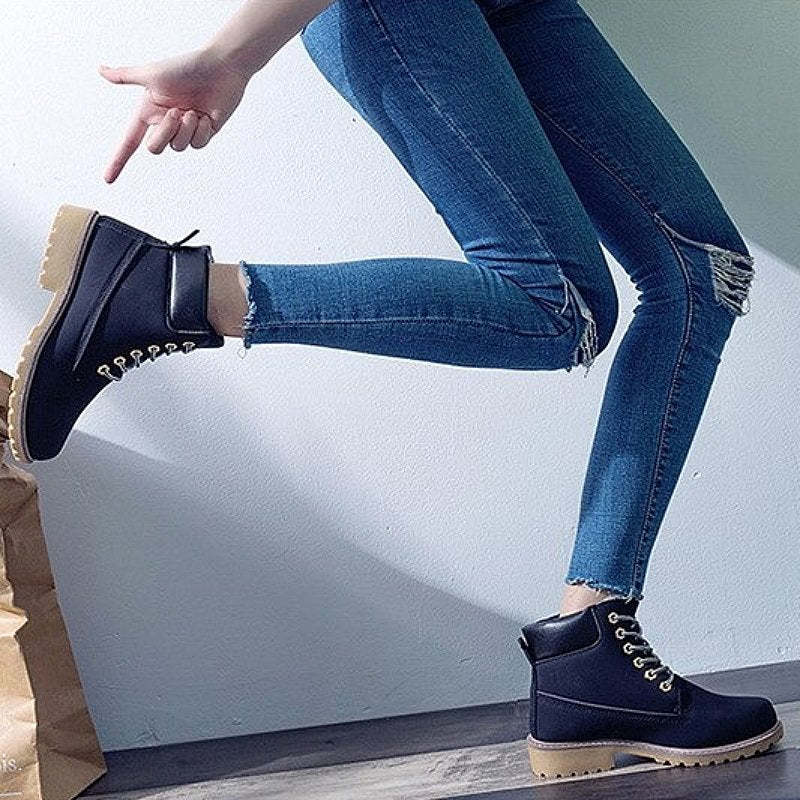 Women Outdoor Winter Boots Water-resistant Orthopedic Shoes