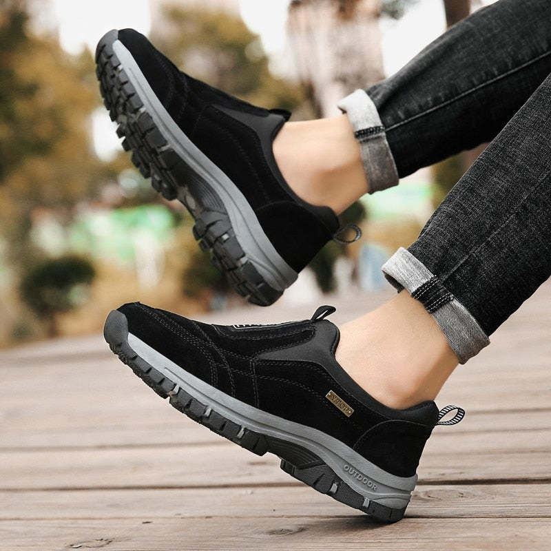 Men Fashionable Orthopedic Shoes Rubber Casual Winter Boots