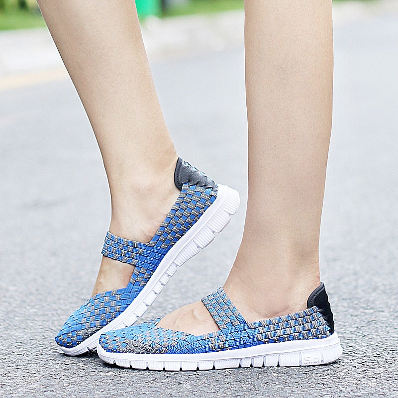 Woven Women's Plus Size Shoes for Bunions and Swollen Feet