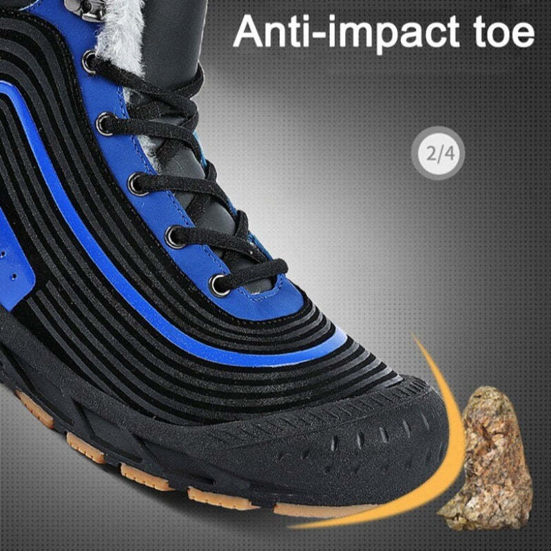 Trendy Winter Boots For Men Waterproof Fur Orthopedic Shoes