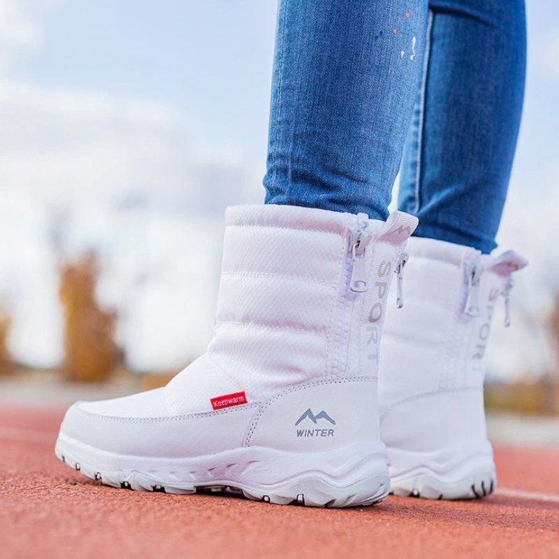 Waterproof Women Snow Boots Nonslip Plush Orthopedic Shoes