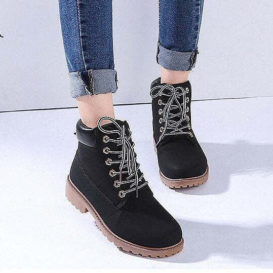 Women Outdoor Winter Boots Water-resistant Orthopedic Shoes
