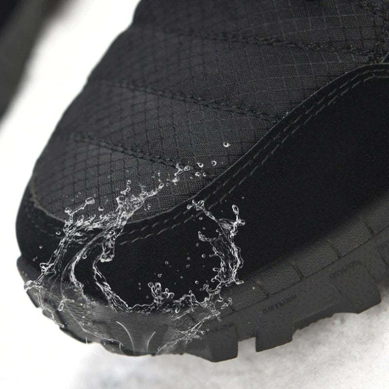 Men Orthopedic Shoes Foldable Collar Hiking Snow Boots