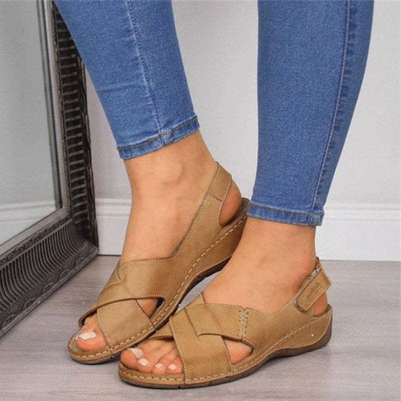 Navy Blue Elegant Comfort Sandal