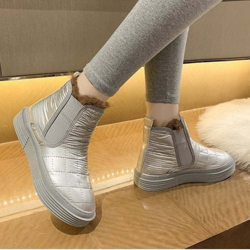 Women Orthopedic Casual Fur Ankle Boots Winter Shoes