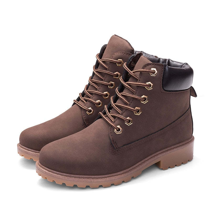 Women Outdoor Winter Boots Water-resistant Orthopedic Shoes