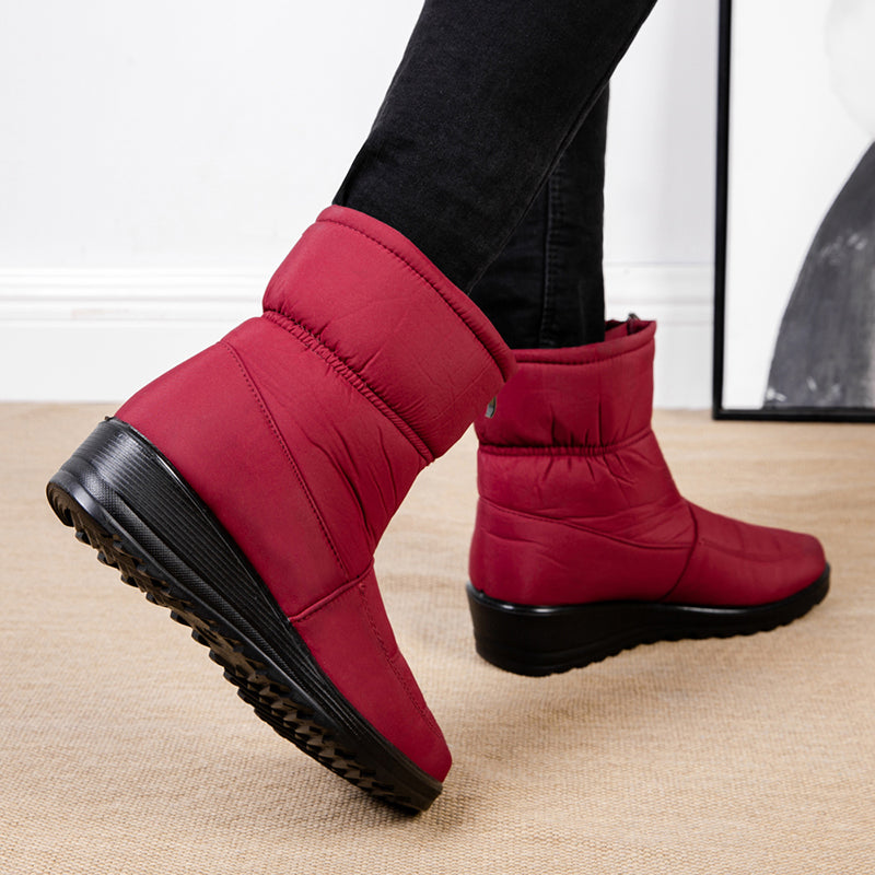 Women Orthopedic Boots Plush Ankle Booties