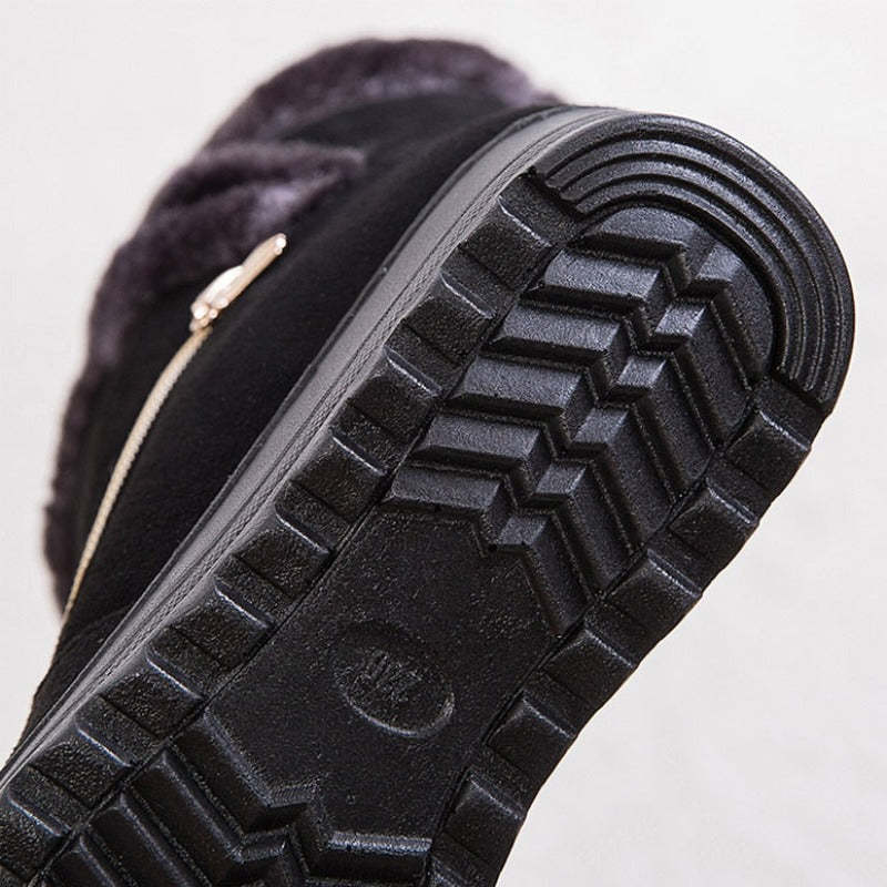 Women Winter Boots Fur Collar Casual Orthopedic Shoes