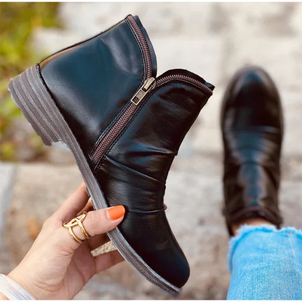 Cozy Colorful Ankle Winter Boots