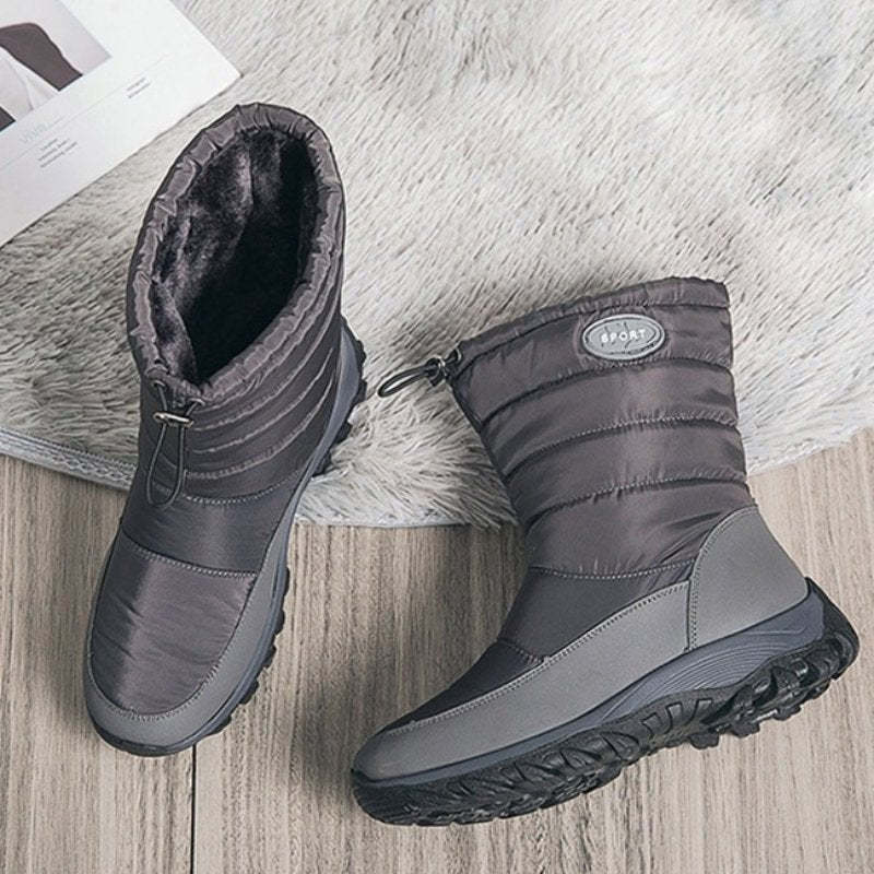 Women Waterproof Snow Boots Warm Orthopedic Shoes