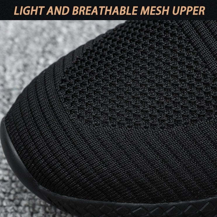 Men Arch Support Sneakers Foldable Rubber Mesh Firm Walking Orthopedic Shoes